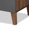 Baxton Studio Jaeger Modern Two-Tone Walnut Brown and Dark Grey Finished Wood Storage Desk with Shelves 182-11696-Zoro - alternate 9